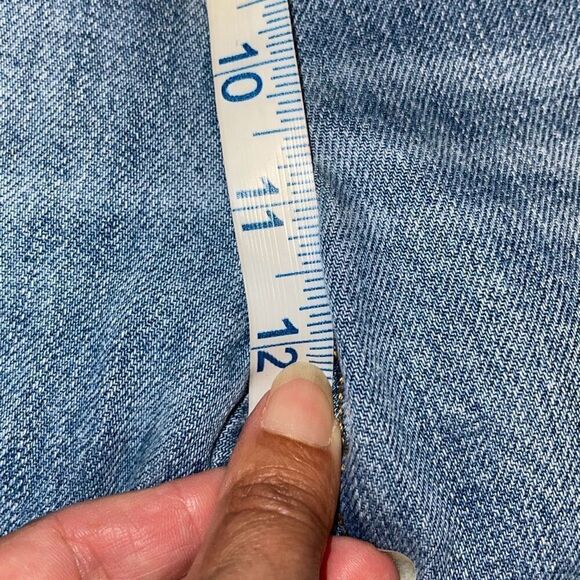 7 For All Mankind Womens Star Panel Easy‎ Straight Button Fly Jeans Blue Size 28 - Picture 15 of 16